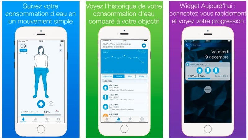 Illustration : Un outil pour suivre sa consommation d’eau gratuit pendant une semaine sur iOS