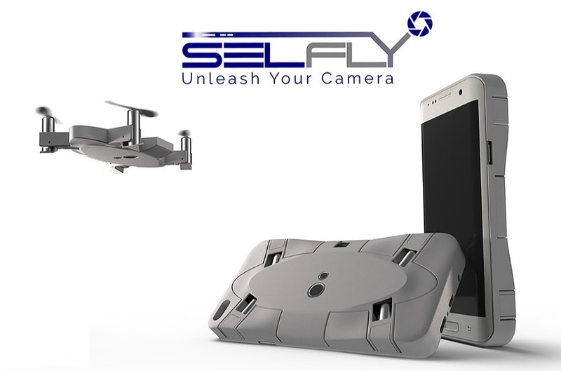 Illustration : SELFLY, le drone qui se cache dans une coque de smartphone