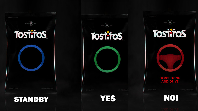 Illustration : Insolite : le paquet de chips connecté qui fait alcootest et commande un taxi Uber