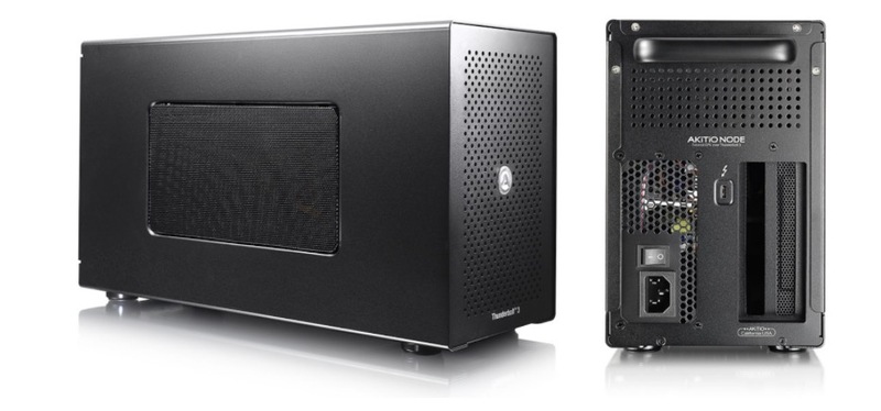 Illustration : eGPU sur MacBook Pro 2016 : quelques benchs impressionnants du AKiTiO Thunderbolt 3