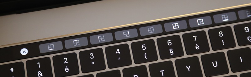 Illustration : Touch Bar dans Office 2016 : une intégration basique mais efficace (photos)