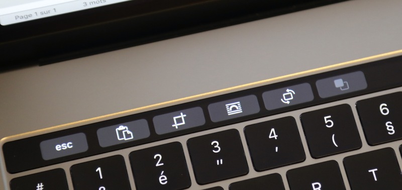 Illustration : Touch Bar dans Office 2016 : une intégration basique mais efficace (photos)