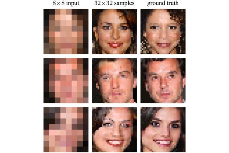 Illustration : Google Brain présente un algorithme capable de "faire disparaitre les pixels" d'une photo