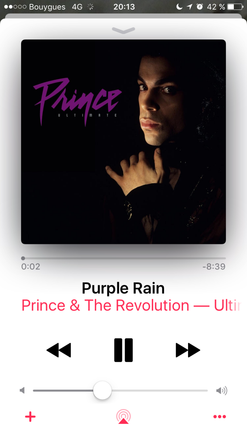 Illustration : Prince disponible sur Apple Music ! (Juste avant les Grammy Awards)
