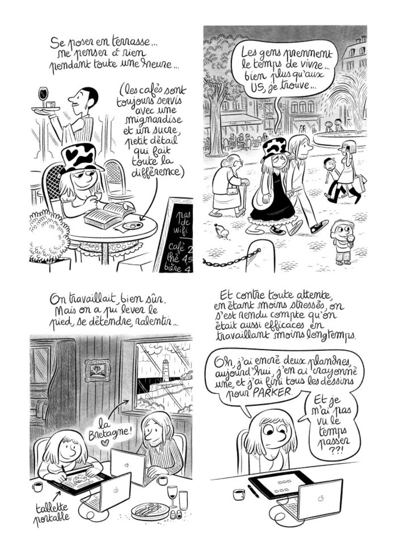 Illustration : BD : "J'ai créé ma startup iOS en Californie", par Laurel