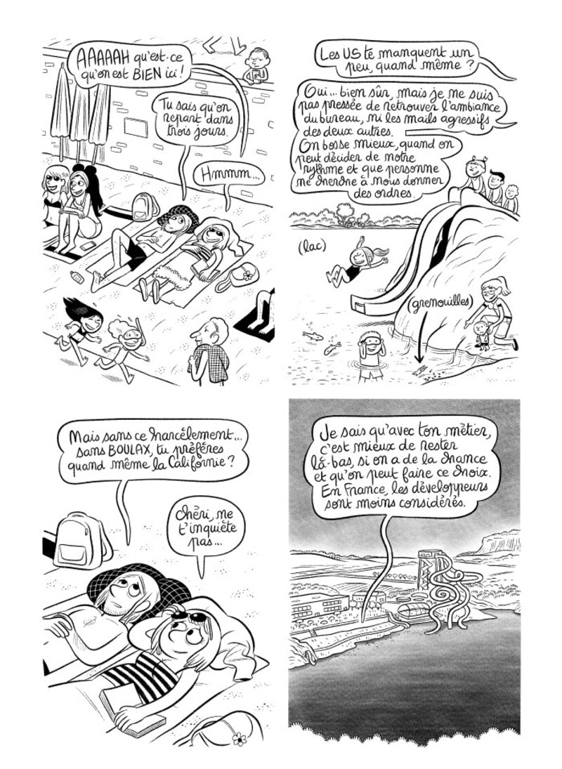 Illustration : BD : "J'ai créé ma startup iOS en Californie", par Laurel