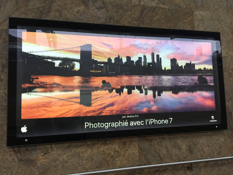 L'image du jour : la gare de Genève n'échappe pas aux photographies de l'iPhone 7