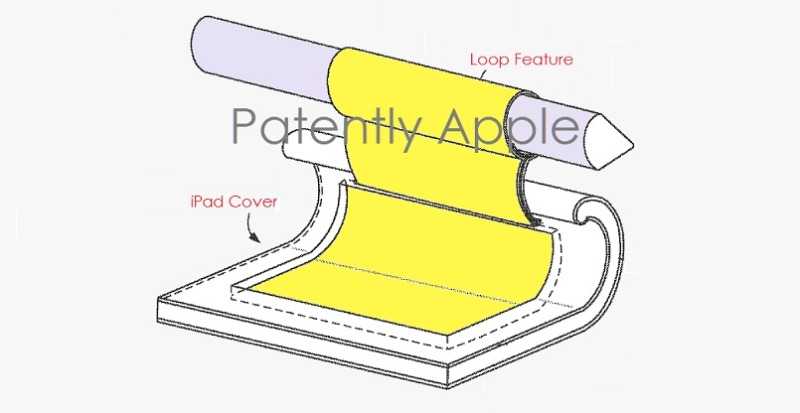 Un brevet pour un "porte Apple Pencil" intégré à l'iPad ?