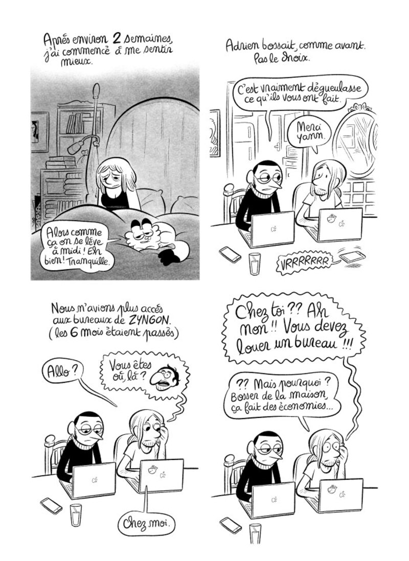 Illustration : BD : "J'ai créé ma startup iOS en Californie", par Laurel