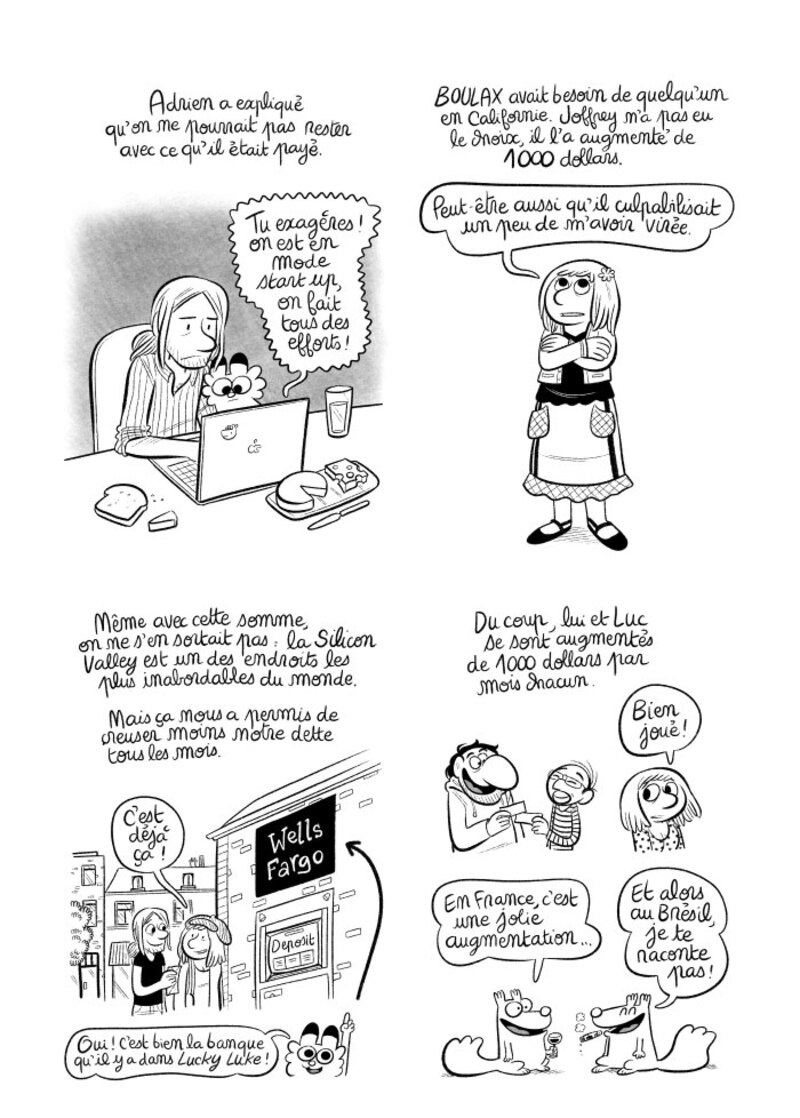Illustration : BD : "J'ai créé ma startup iOS en Californie", par Laurel