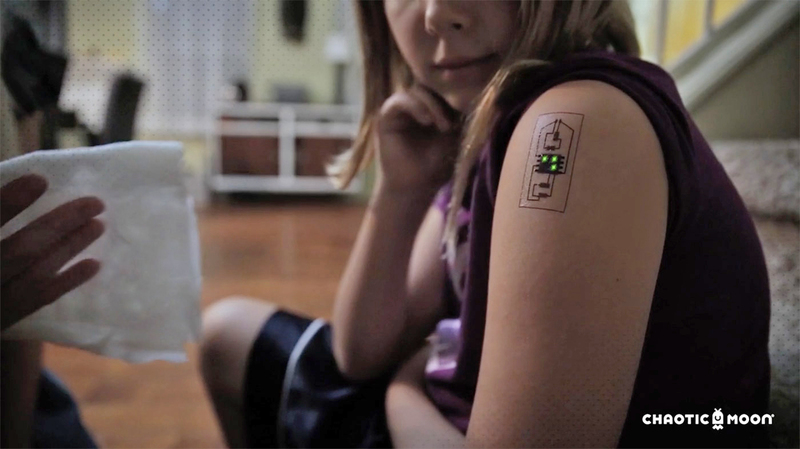 Illustration : Tech Tats, le retour du tatouage connecté (via l'iPhone)