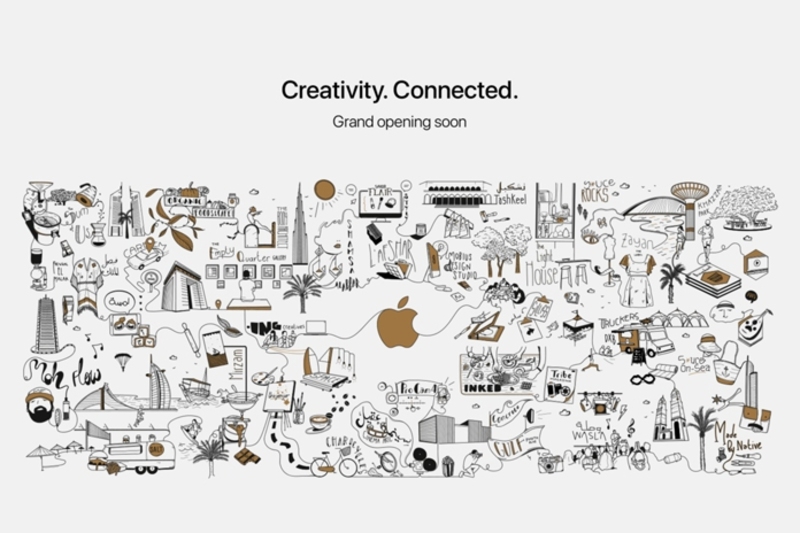 Illustration : Angela Ahrendts présente un second AppleStore à Dubai
