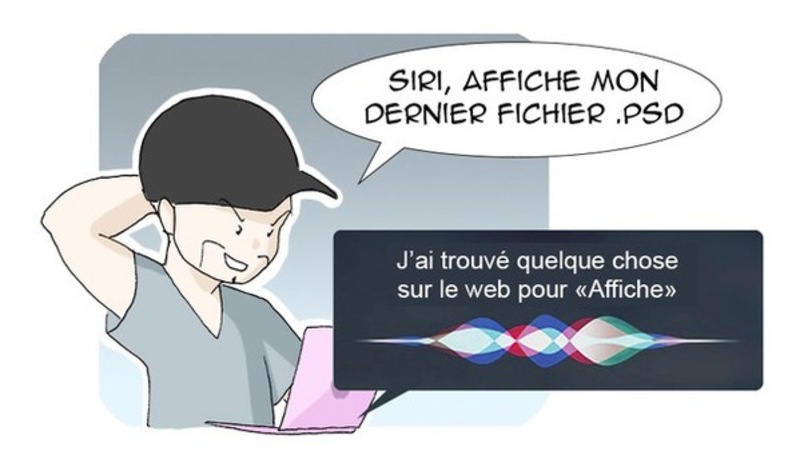 Illustration : Siri pourrait un jour n'obéir qu'à son maitre