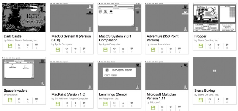 Illustration : Un émulateur des premiers Mac (avec des jeux) disponible sur l'Internet Archive !
