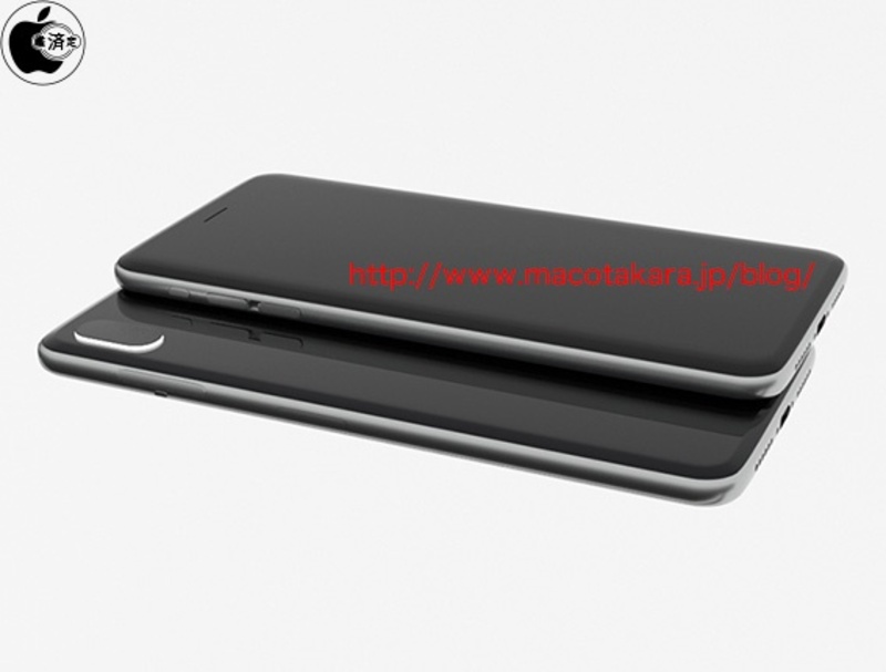 Illustration : iPhone 8 : un design proche de l'iPhone 4 et un capteur photo vertical ?