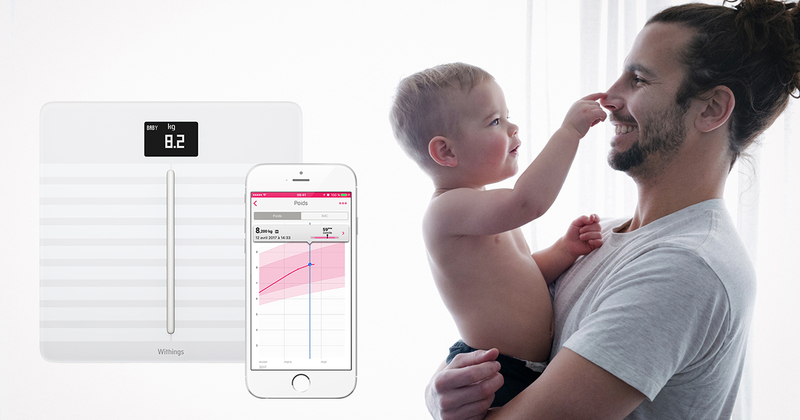 Les Balances De Withings Nokia Permettent De Peser Son Bebe En Le Portant Mac4ever