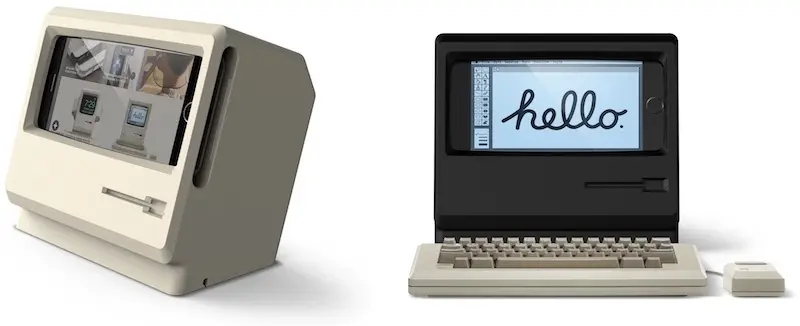 Un dock pour iPhone qui rappelle le Mac de 1984