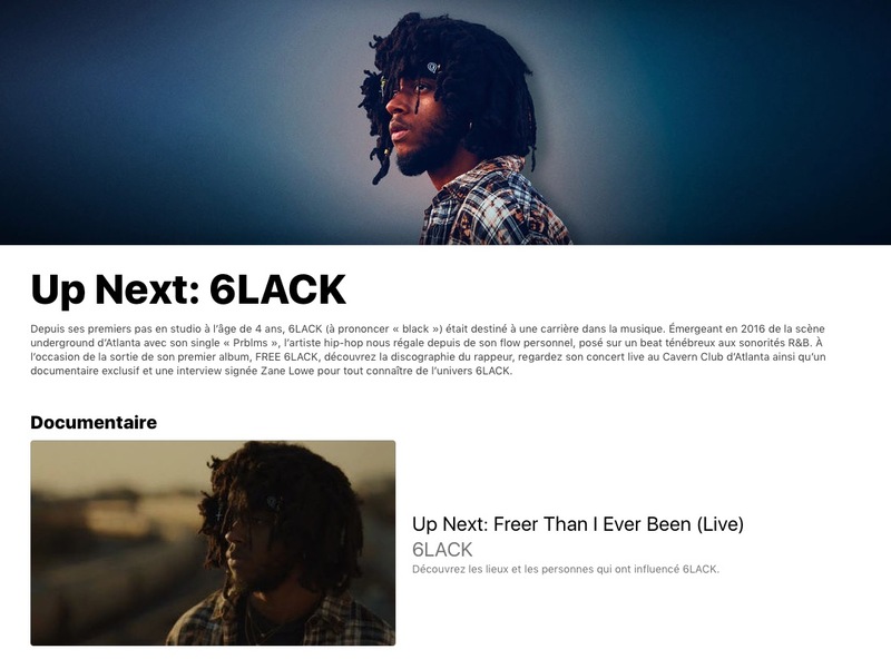 Illustration : Apple Music assure la promo de nouveaux artistes avec "Up Next"