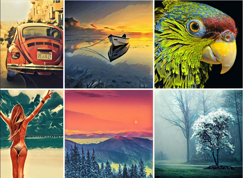 Illustration : Prisma modifie juste le fond de vos selfies !