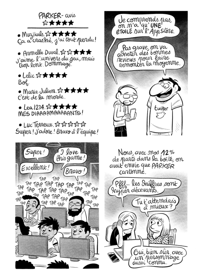 Illustration : BD : "J'ai créé ma startup iOS en Californie", par Laurel