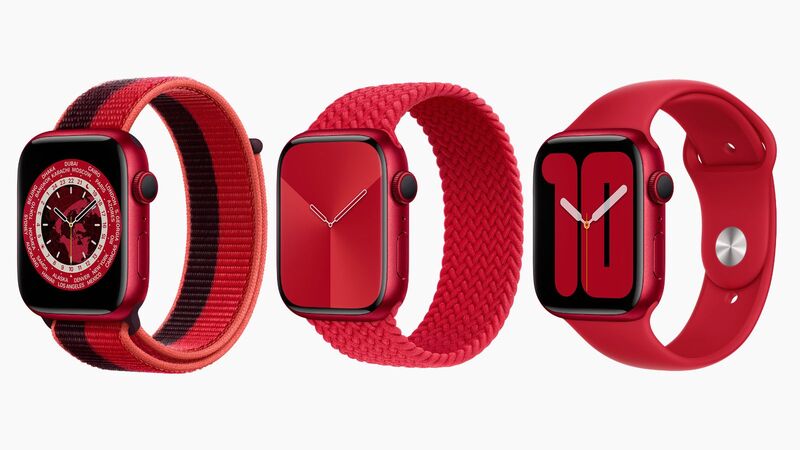 Illustration : Apple Watch : Apple propose six cadrans inédits (et gratuits) à télécharger #RED