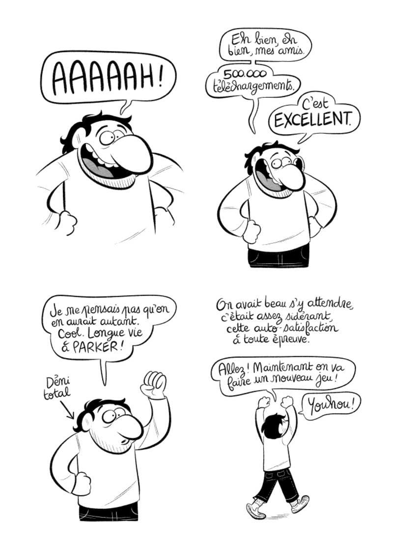 Illustration : BD : "J'ai créé ma startup iOS en Californie", par Laurel