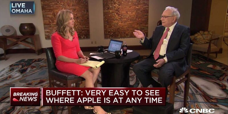 Illustration : Warren Buffet, toujours aussi mordu d'Apple, fait des métaphores sur les meubles