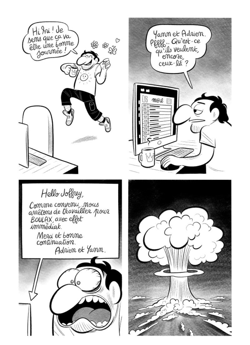 Illustration : BD : "J'ai créé ma startup iOS en Californie", par Laurel