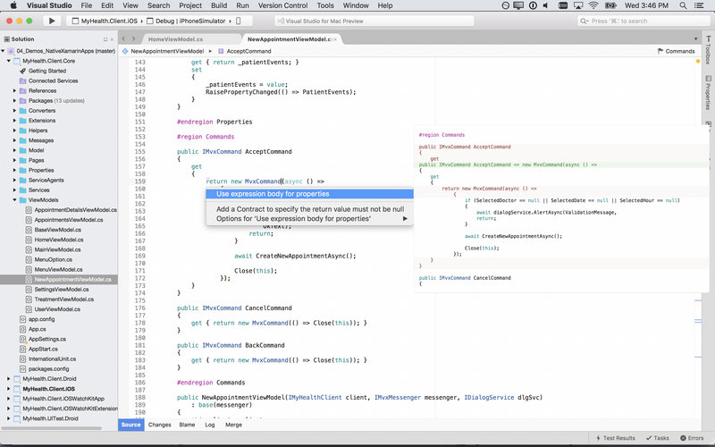 Illustration : Visual Studio 2017 pour Mac est disponible en version finale