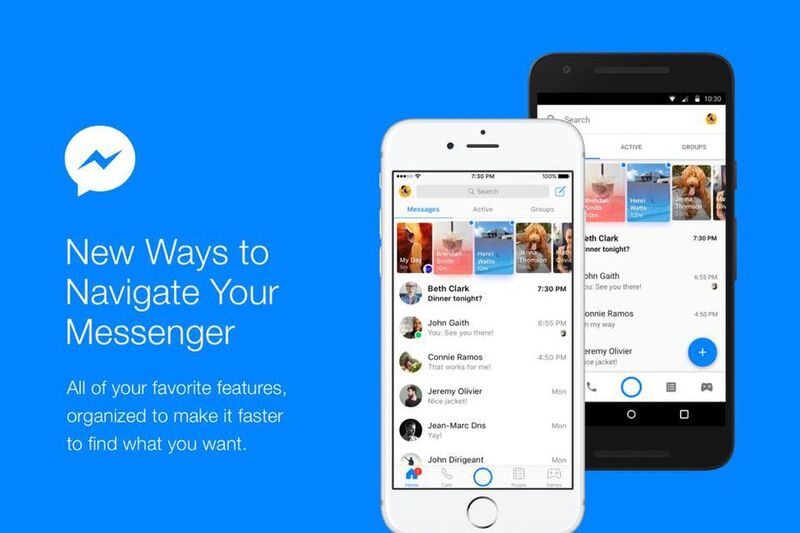 Illustration : Facebook Messenger : un petit relooking de l'écran d'accueil en prévision de l'assistant M