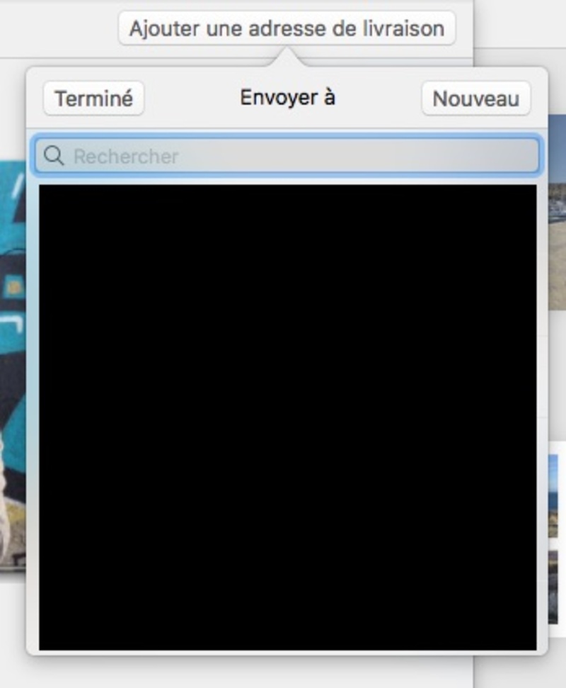 Illustration : L'application Photos ne veut plus livrer de produits imprimés en France
