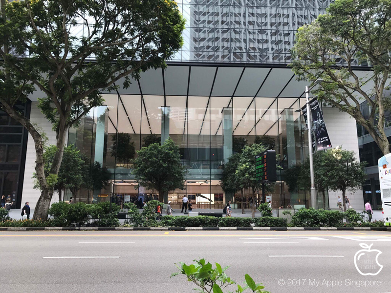 Illustration : Visite de l'Apple Store de Singapour avant son inauguration fin mai