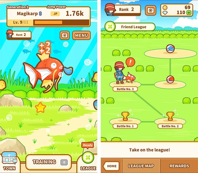 Nouveau jeu Pokémon sur iOS : Magicarpe Jump "ça gigote, ça sautille, ça remue"