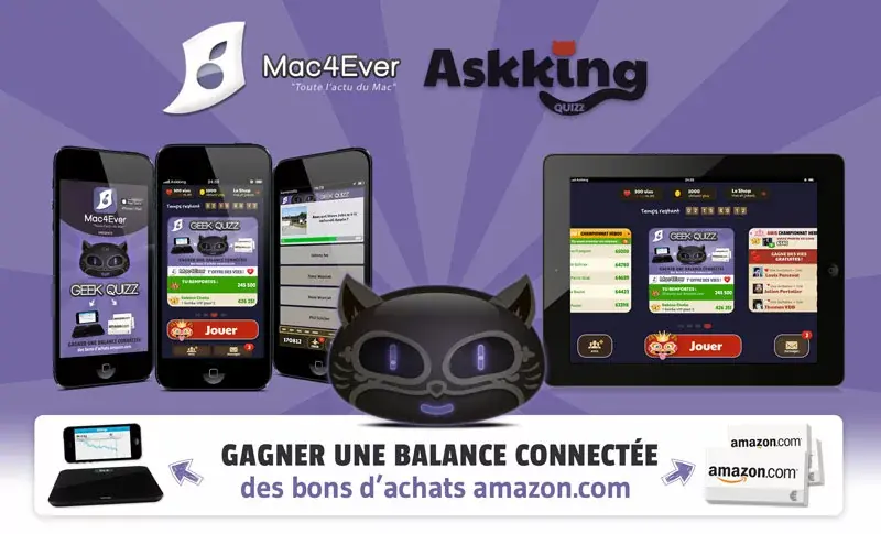 Concours : répondez à Askking Quizz et gagnez une balance Withings !