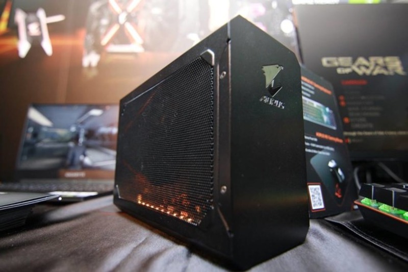 Illustration : Gigabyte lance à son tour son boitier eGPU (avec GeForce 1070 intégrée)