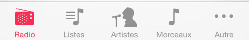 Illustration : iOS 7 : on a testé iTunes Radio !