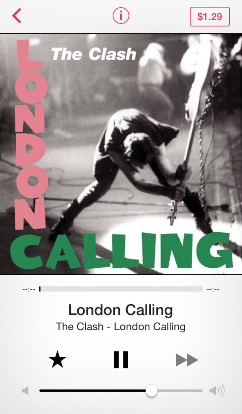 Illustration : iOS 7 : on a testé iTunes Radio !
