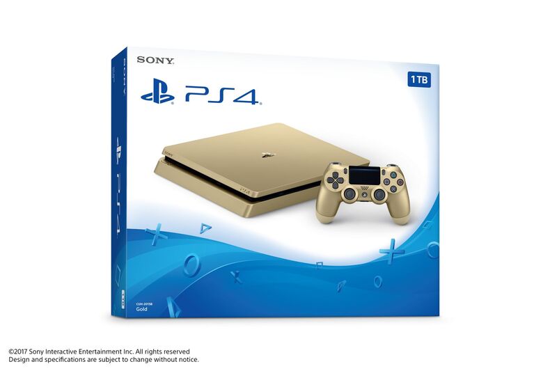 Illustration : Sony officialise sa PlayStation 4 couleur or