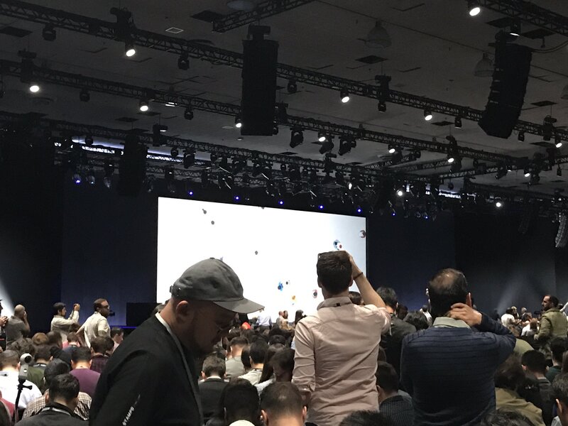 Illustration : #WWDC : la presse commence à rentrer dans la salle ! (photos)