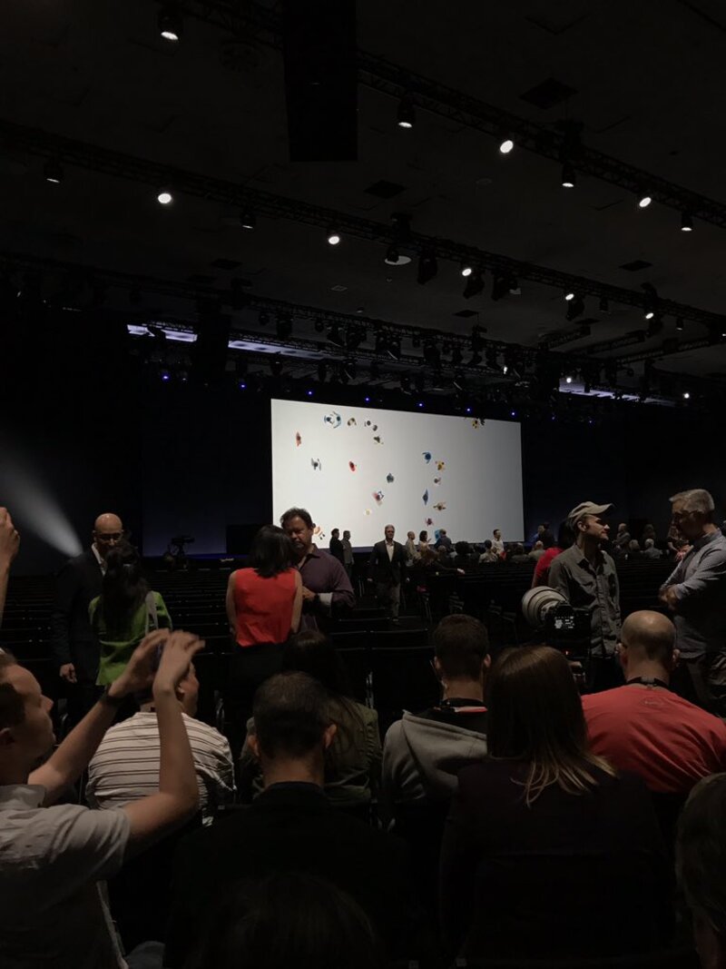 Illustration : #WWDC : la presse commence à rentrer dans la salle ! (photos)