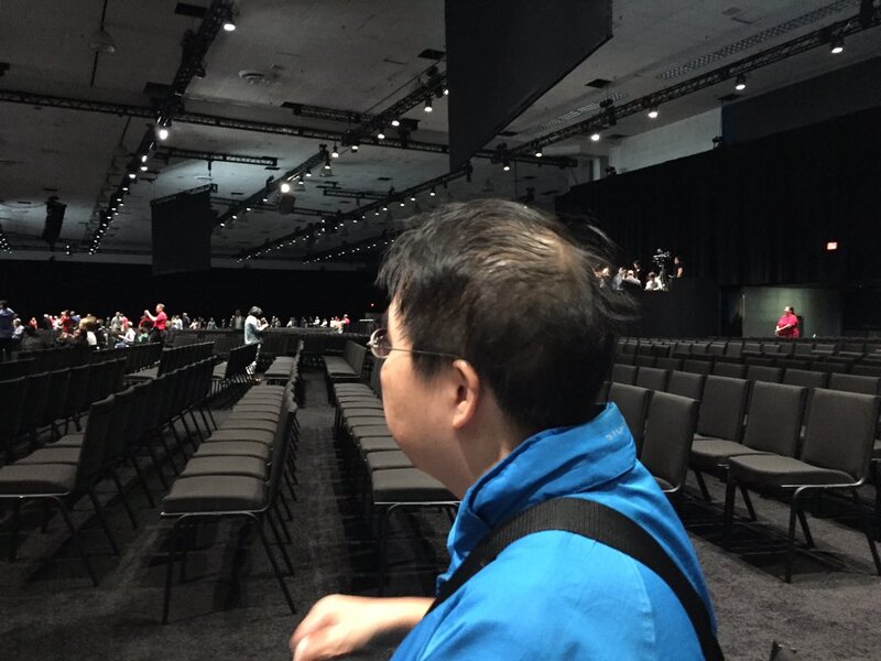 Illustration : #WWDC : la presse commence à rentrer dans la salle ! (photos)