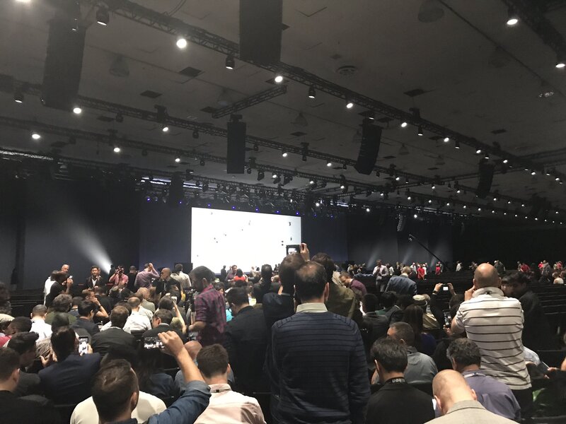 Illustration : #WWDC : la presse commence à rentrer dans la salle ! (photos)