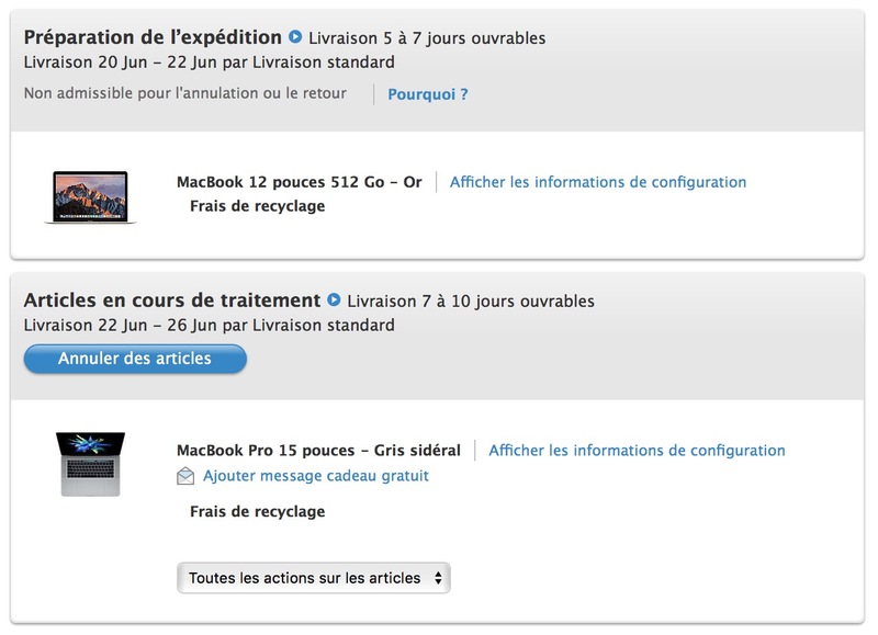 Illustration : Les iPad Pro 2017 en "préparation pour l'expédition"