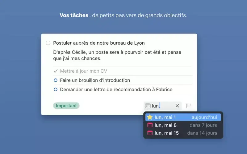 Things 3 importe des tâches depuis Todoist