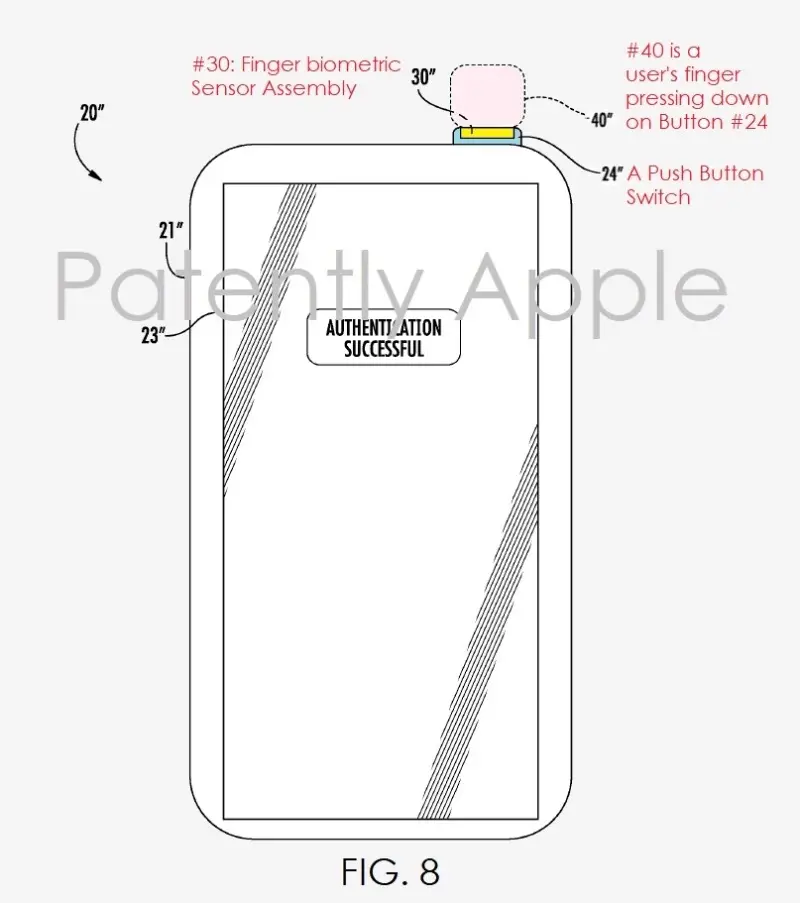 Le brevet du jour : un tout nouveau capteur Touch ID et un bouton Home qui disparaît !