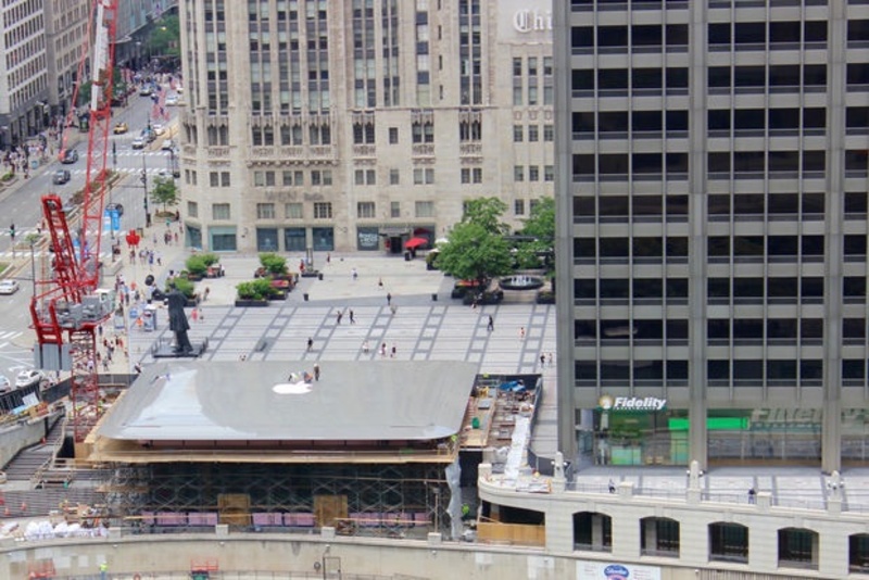 Illustration : Le prochain Apple Store de Chicago se dessine comme un MacBook