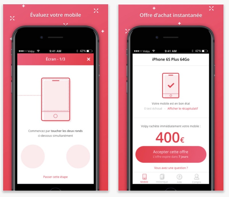 Illustration : Concours ! Gagnez un iPhone 7 avec Volpy, l'app pour vendre/acheter son iPhone d'occasion !