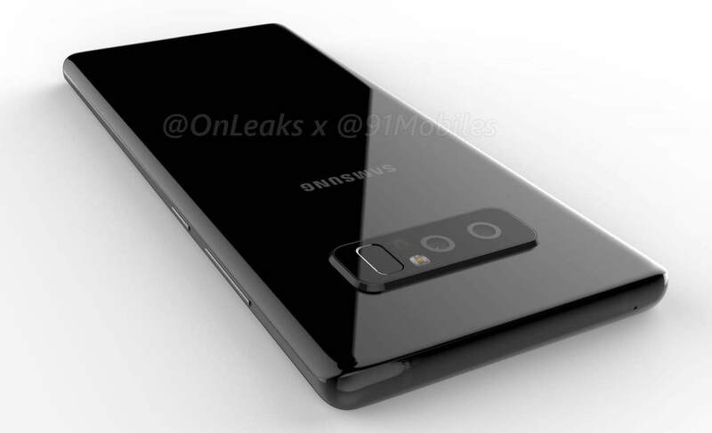 Illustration : Le Galaxy Note8 de Samsung pourrait ressembler à ceci