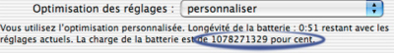 Illustration : Vive les batteries Apple ;-)