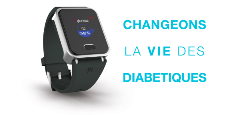 Illustration : PKparis : les bracelets K'WATCH Glucose en précommande à 99,90 euros